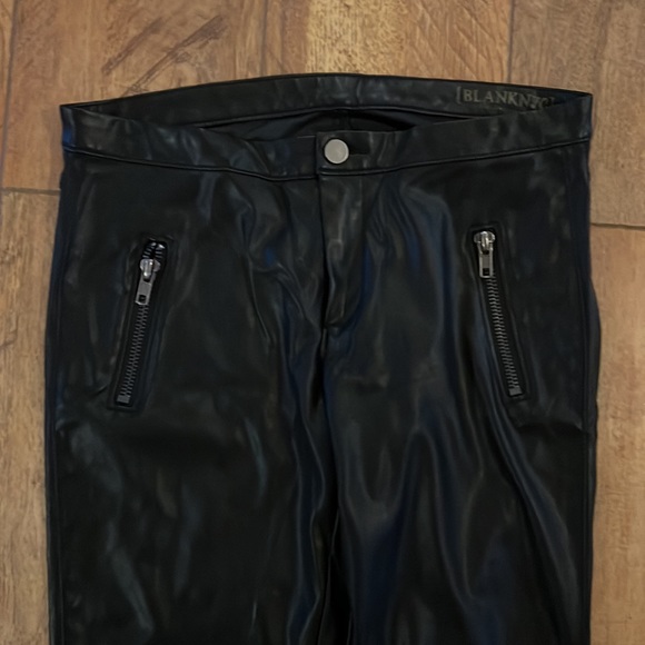 Blank NYC Vegan Leather Pants Moto 30 - Picture 2 of 12
